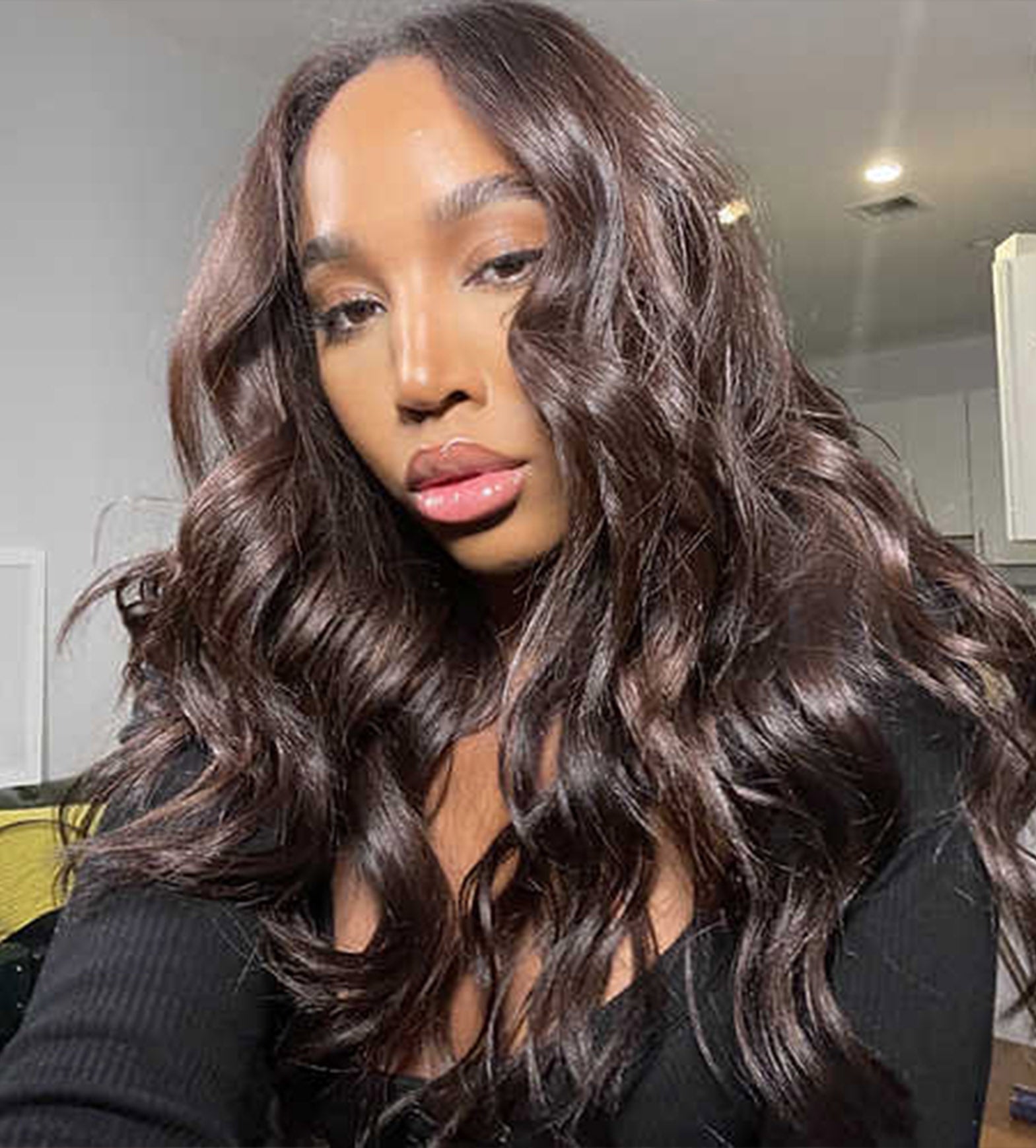 Silk Press Long Natural Hair Silk Press Blowout Hairstyles For